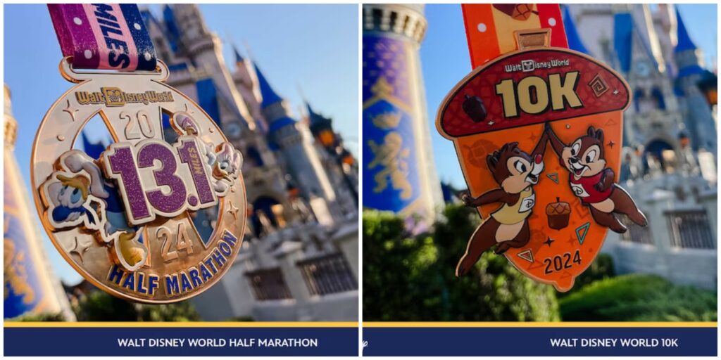 Walt Disney World Marathon 2024 Weekend New runDisney Mickey and Friends Medals
