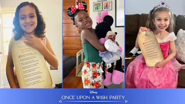 Make-A-Wish Families Share Excitement for Disney Princess Party "Once Upon a Wish"