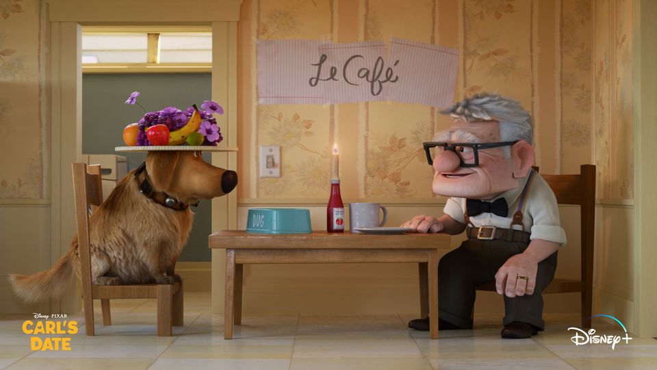 Disney and Pixar’s Carl’s Date Now Streaming on Disney +