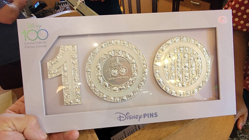 At What Point Does a Pin Become a Plaque? New Disney 100 of Wonder Giant Pin at Disney World