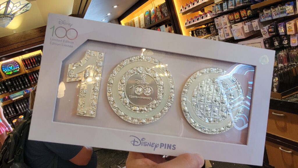 At What Point Does a Pin Become a Plaque? New Disney 100 of Wonder Giant Pin at Disney World
