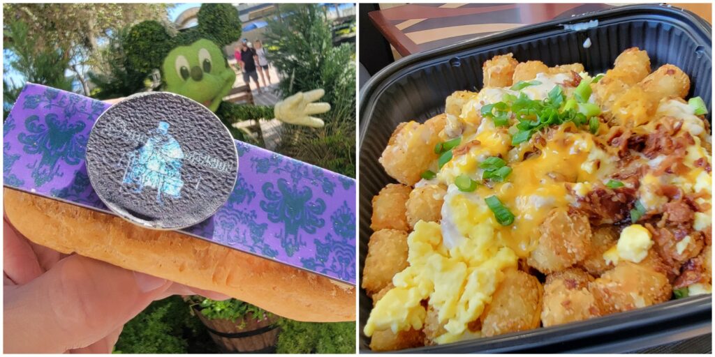 Disney's The Contemporary Resort Quick Breakfast, Haunted Mansion Eclair, Merch, and a New Topiary