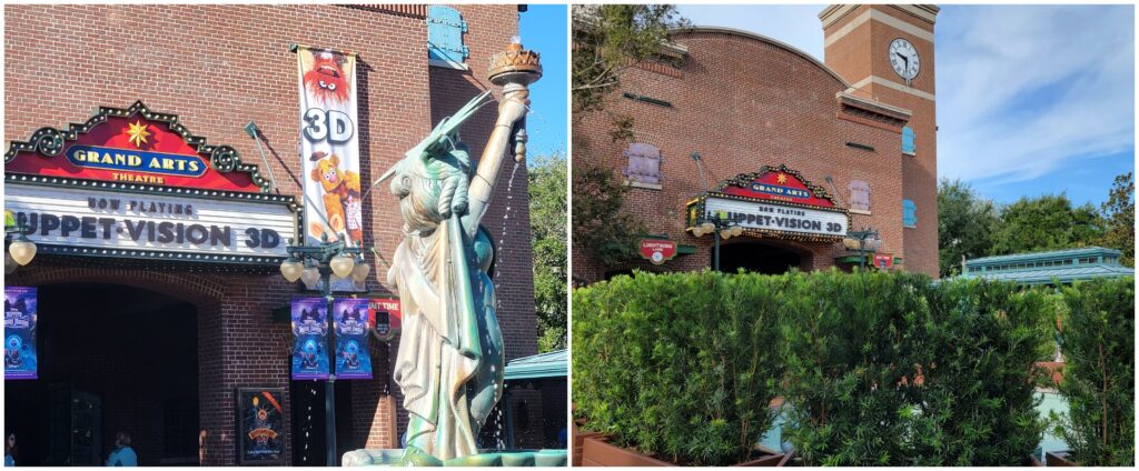 Ms. Piggy Statue Vanishes from the Front of Muppets Vision 3D