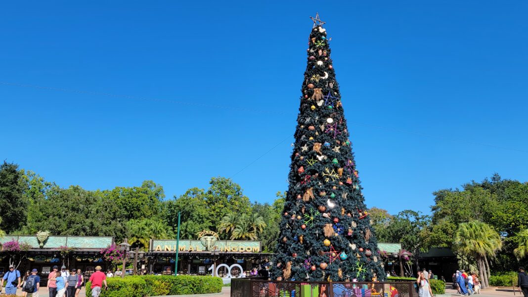 Disney's Animal Kingdom Christmas Tree and Decoration Images