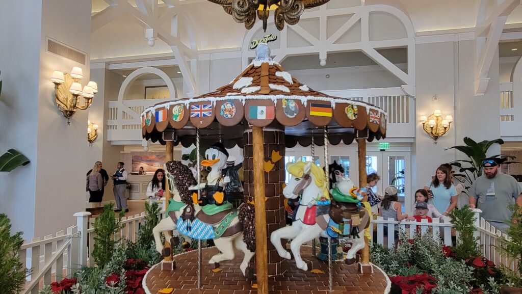 New Ducktales World Showcase Adventure Gingerbread Carousel Disney's Beach Club Resort