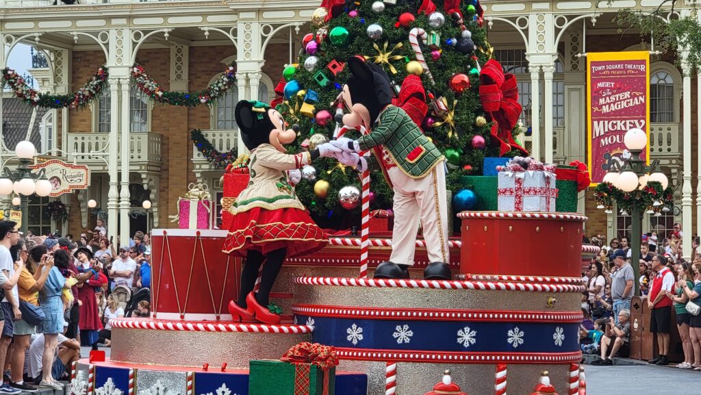 Filming for the 2023 ABC Disney Parks Magical Christmas Day Parade