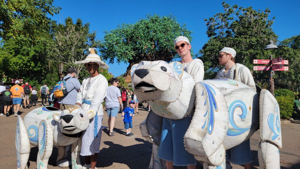 Santa, Characters in Holiday Outfits, and Merry Menagerie - Our Day Enjoying the 2023 Holidays at Disney's Animal Kingdom