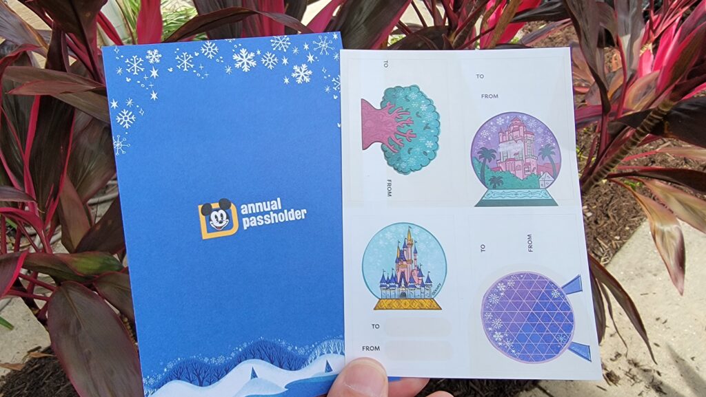 Disney Annual Passholders Festive Gift Wrap Arriving in Your MailBox