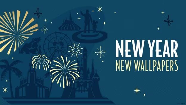 Celebrate the New Year with the 2024 Disney Parks Wallpapers