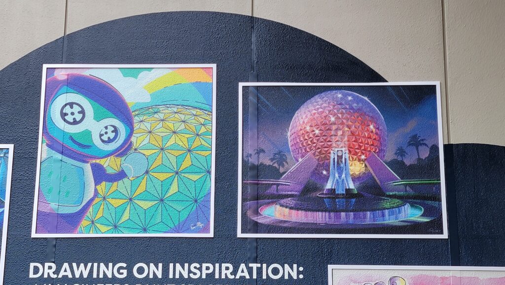 '4 Imagineers Paint Spaceship Earth' Deep Roots in Disney Animation History At Epcot Festival of the Arts 2024