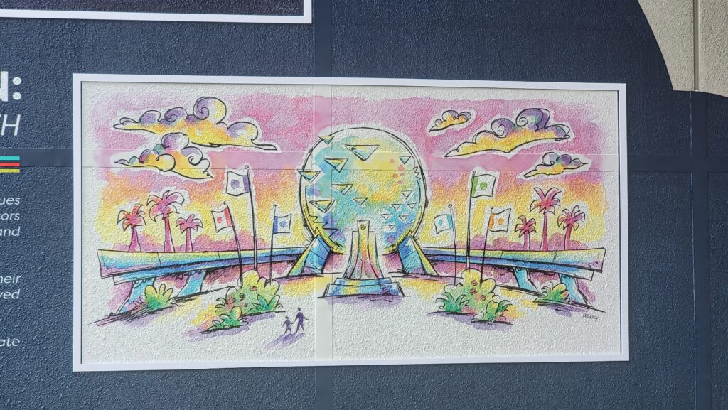 '4 Imagineers Paint Spaceship Earth' Deep Roots in Disney Animation History At Epcot Festival of the Arts 2024