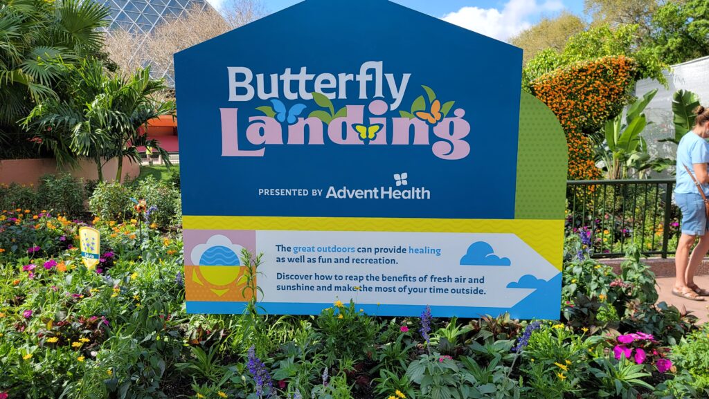 Butterfly Landing Tents and Gardens are Being Installed Plus a New Food Booth