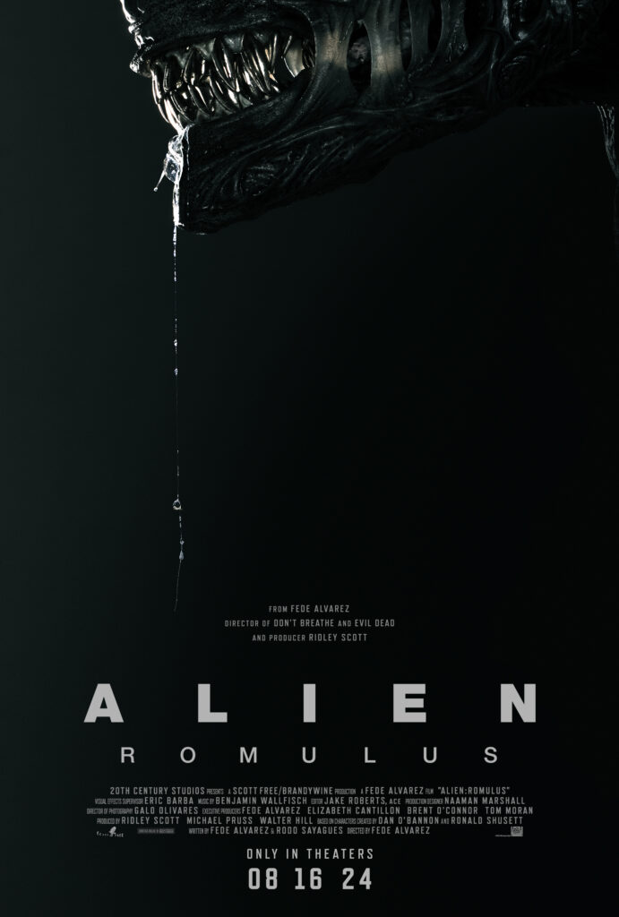 Release Date, Poster, and Teaser Trailer Released for 20th Century Studios 'Alien: Romulus'