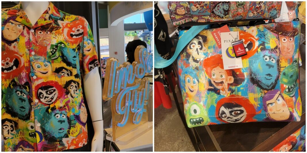 The New Pixar Collection at Disney World Includes Matching Shirt and Harvey's Bag