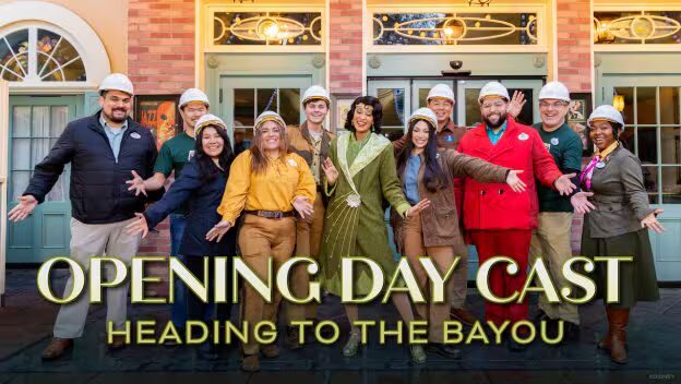 Opening Day for Tiana's Bayou Adventure First Cast Members Announced at Disneyland