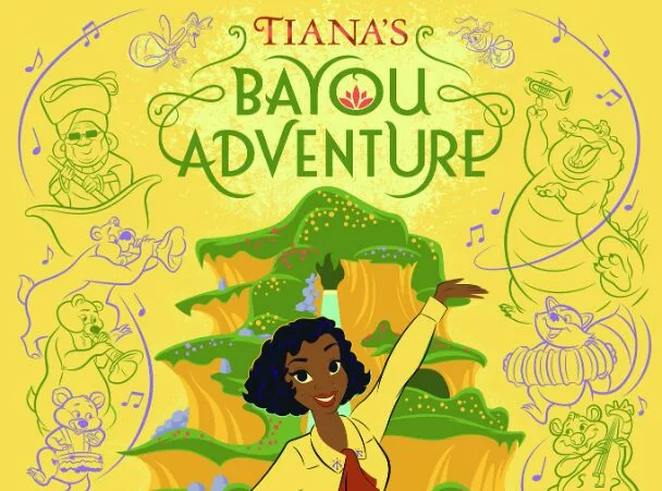 Tiana's Bayou Adventure Critters and Attraction Poster Released